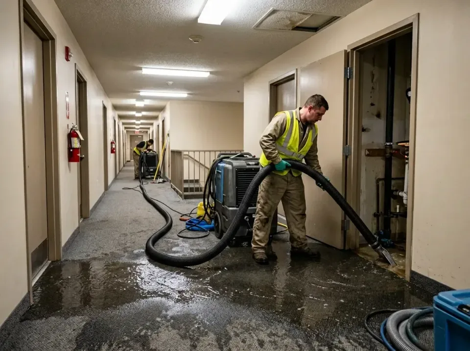 multi-unit-apartment-hallway-f-005 — frequently asked questions, Emergency Burst Pipe Water Extraction & Removal in Lutcher,…